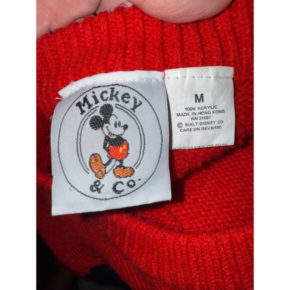 Vintage 1990’s Mickey & Co Walt Disney Sweater Size Medium - Picture 8 of 10